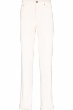 Brunello Cucinelli Pantalones rectos de pana