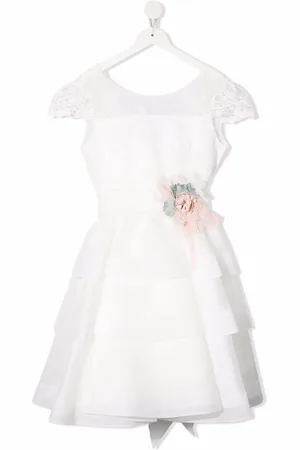 Mimilù Vestido a capas con aplique floral