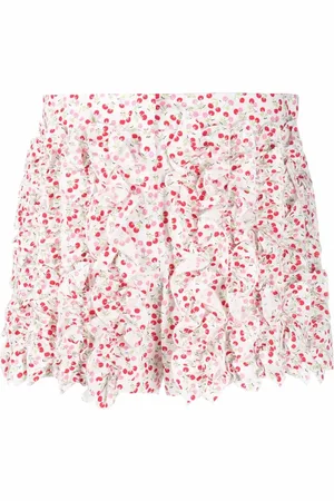 Msgm Shorts mini con estampado de cerezas