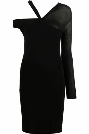 Helmut Lang Vestido con diseño retorcido