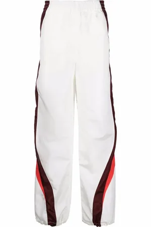 Marine Serre Pants con franjas laterales