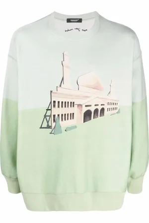 UNDERCOVER Sudadera con edificio estampado