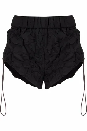 DION LEE Shorts con acabado fruncido