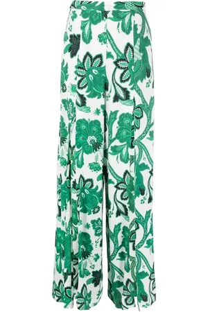 Etro Pantalones anchos con estampado floral
