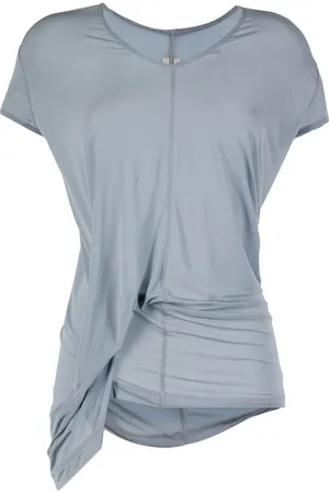 Rick Owens Playera con cintura fruncida