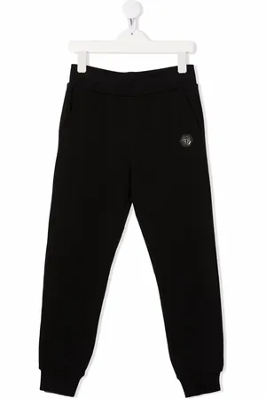 Philipp Plein Pants con parche del logo