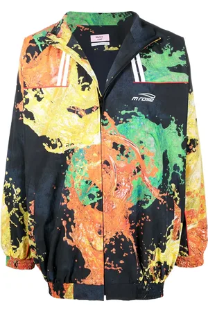 MARTINE ROSE Chamarra ligera con estampado abstracto