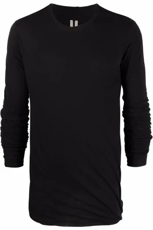 Rick Owens Playera fruncida de manga larga