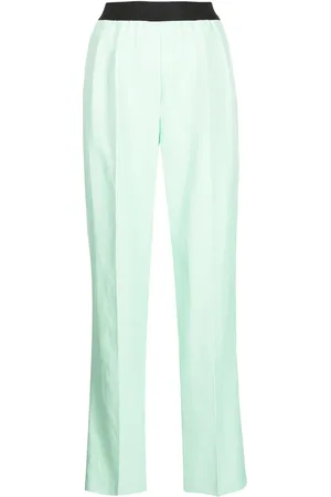 Loulou Studio Pantalones rectos con tiro alto
