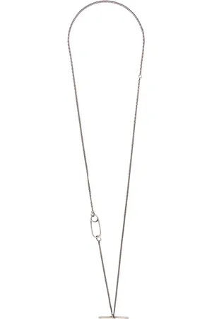 WERKSTATT:MÜNCHEN Safety pin pendant necklace