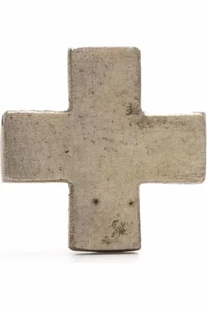 PARTS OF FOUR Aretes con dije de cruz