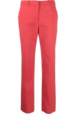 Emporio Armani Pantalones rectos con tiro alto