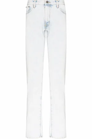OFF-WHITE Jeans slim con franjas Diag