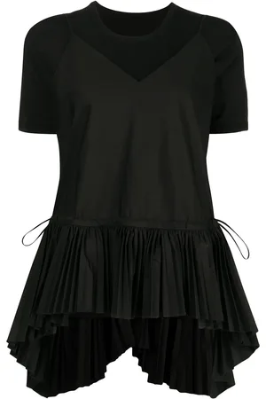 JUUN.J Playera con dobladillo plisado