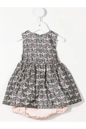 HUCKLEBONES LONDON Vestido sin mangas con motivo de insectos en jacquard