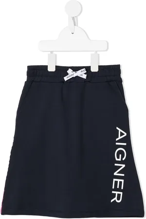 Aigner Falda con logo estampado