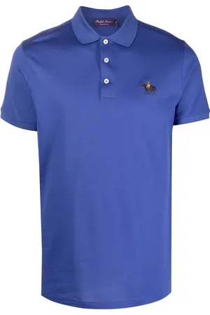 Ralph Lauren Playera tipo polo con logo bordado