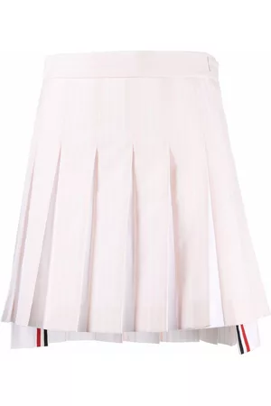 Thom Browne Falda plisada con motivo de rayas