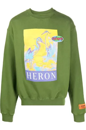 Heron Preston Sudadera con logo estampado
