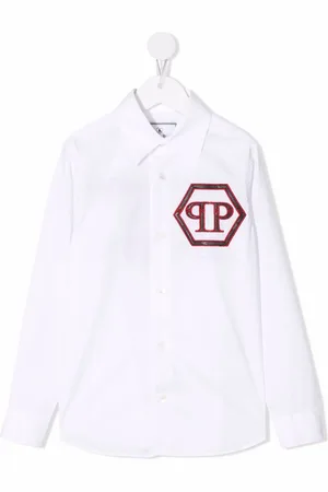 Philipp Plein Camisa con logo bordado