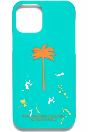 Palm Angels Funda para iPhone 12 Pro Mini con motivo de palmera y pintura