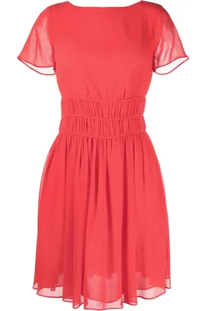 Emporio Armani Vestido acampanado de canalé
