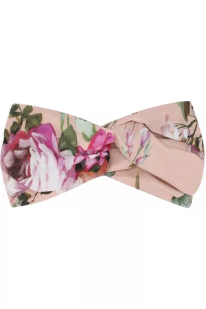 Dolce & Gabbana Banda para el cabello con nudo y estampado floral