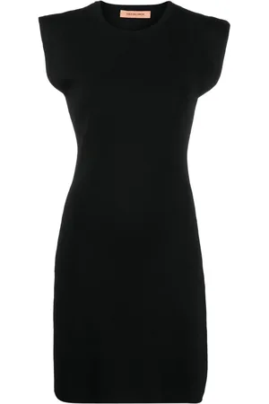 YVES SALOMON Vestido corto de canalé sin mangas