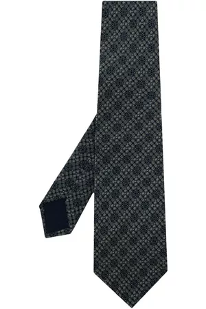 Lanvin Hombre Corbatas - Corbata de seda con motivo en jacquard