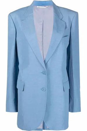 Stella McCartney Blazer con solapas de muesca