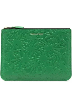 Comme des Garçons Cartera con relieve y cierre