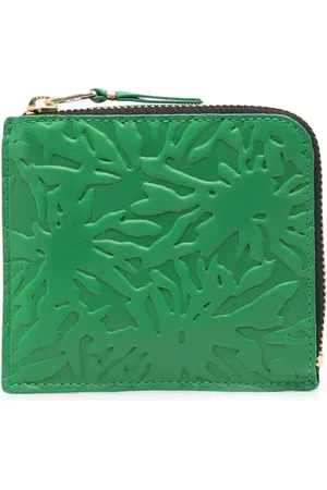 Comme des Garçons Cartera con cierre y relieve