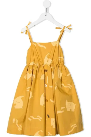 REJINA PYO Vestido Esme con elefante estampado
