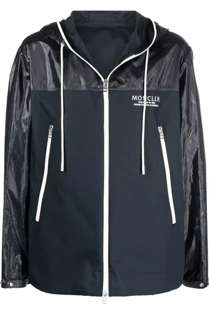 Moncler Hoodie con cierre y logo estampado