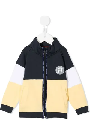 Aigner Sudadera con logo y cierre