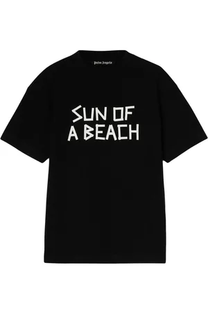 Palm Angels Hombre Playeras y tops de playa - Playera con estampado Sun of a Beach