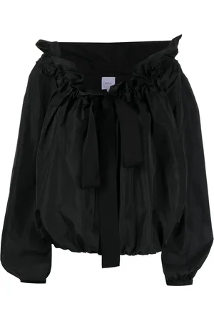 Patou Blusa con cordones en el cuello