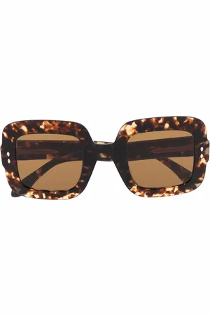 Isabel Marant Lentes de sol con armazón cuadrada estilo carey