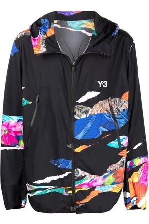 Y-3 Chamarra ligera con estampado gráfico