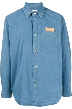 CRAIG GREEN Camisa de mezclilla con detalle de parche
