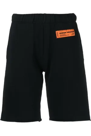 Heron Preston Bermudas con parche del logo