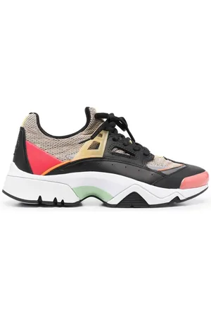 Kenzo Tenis con agujetas y paneles de malla