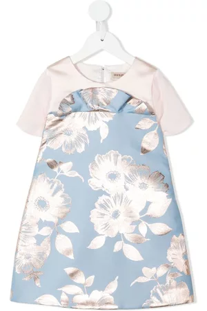 HUCKLEBONES LONDON Vestido con moño y estampado floral