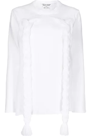 Comme des Garçons Suéter con detalle trenzado