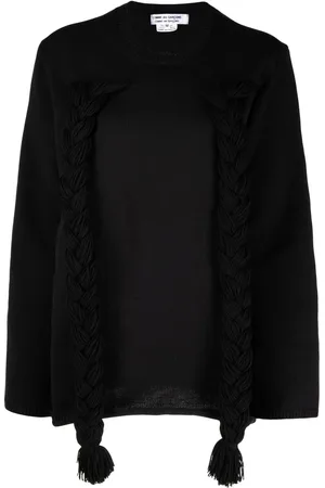 Comme des Garçons Suéter con detalle trenzado