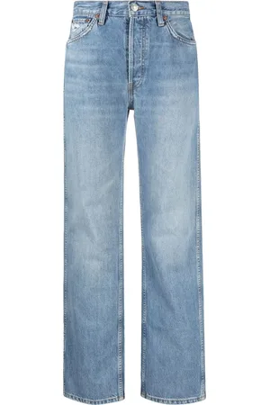 RE/DONE Jeans holgados con tiro alto
