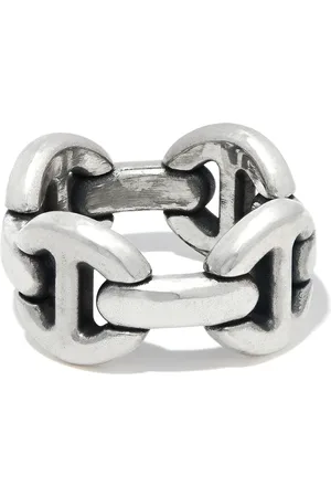 HOORSENBUHS Anillo en plata con cadena