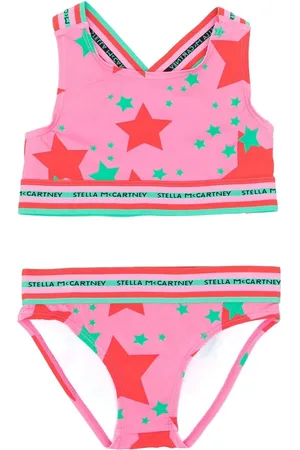 Stella McCartney Bikini con ribete del logo