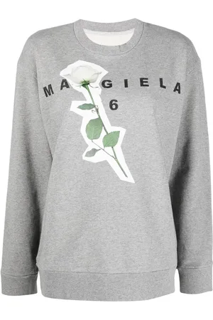 Maison Margiela Sudadera con logo estampado