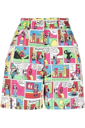 Moschino Shorts de tiro alto